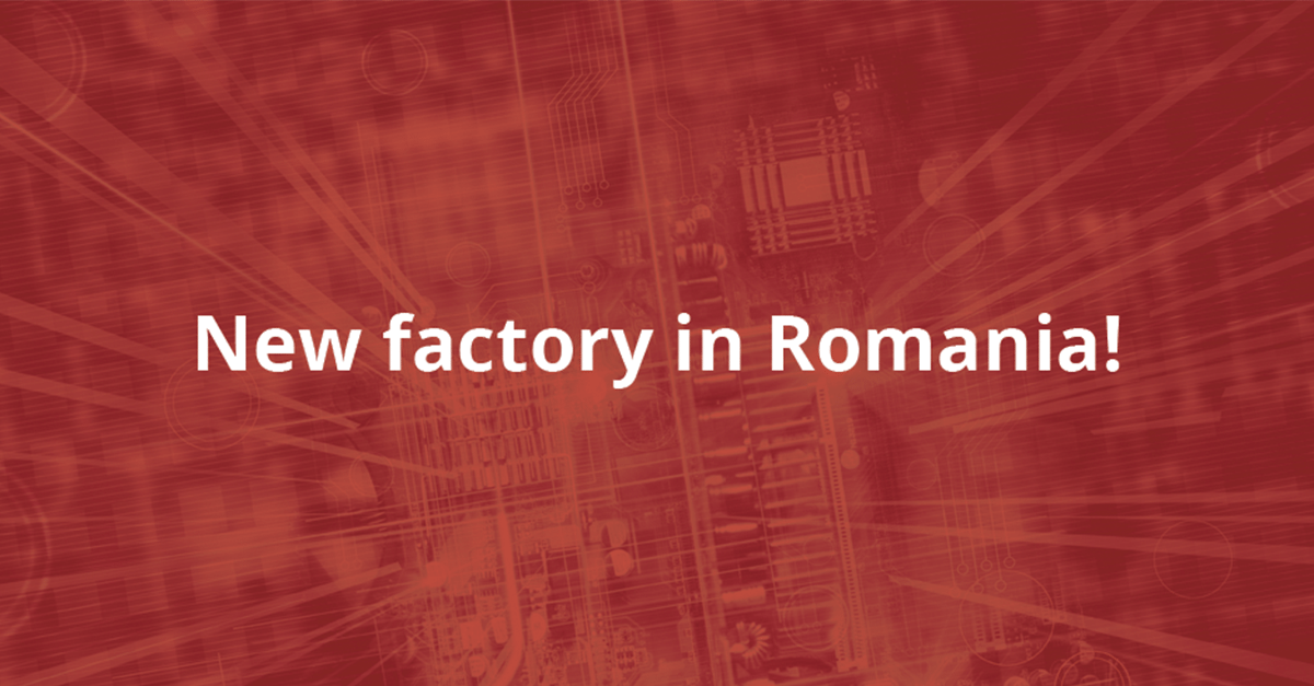 New manufacturing factory
